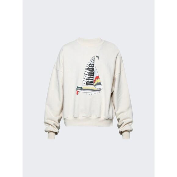 XL | RHUDE Catamaran Champion Graphic Crewneck Sweater Mens MSRP $765 NWT - Picture 1 of 13